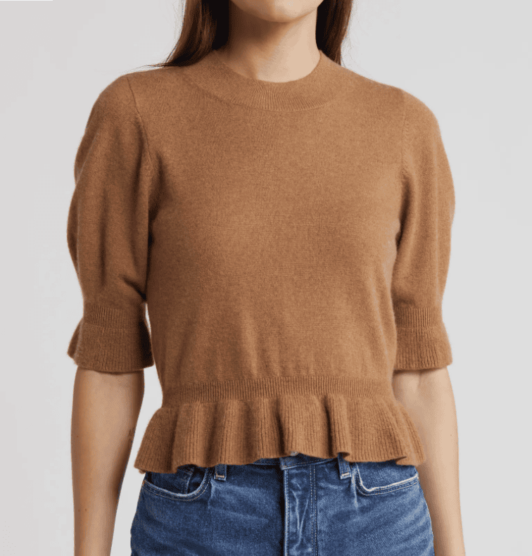 short sleeve sweater